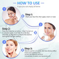 Step-by-step guide on using a facial massager for skin rejuvenation at home.